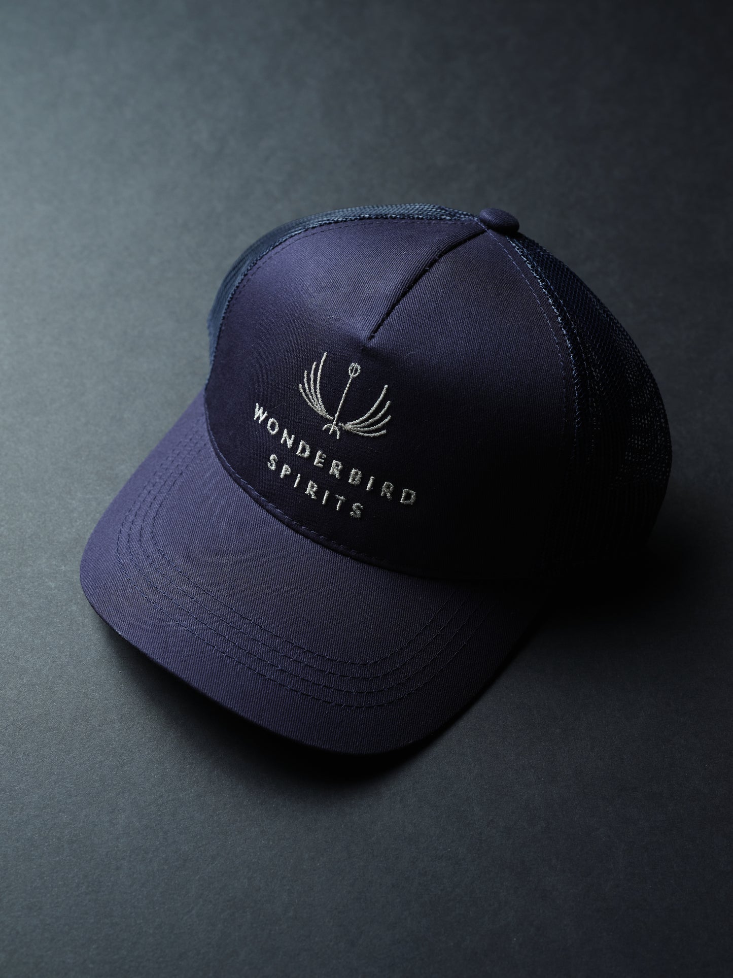 Gin No. 61 & Wonderbird Logo Trucker Hat (Navy)